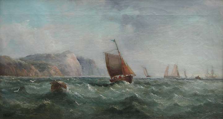 Boats Near Dover Coast